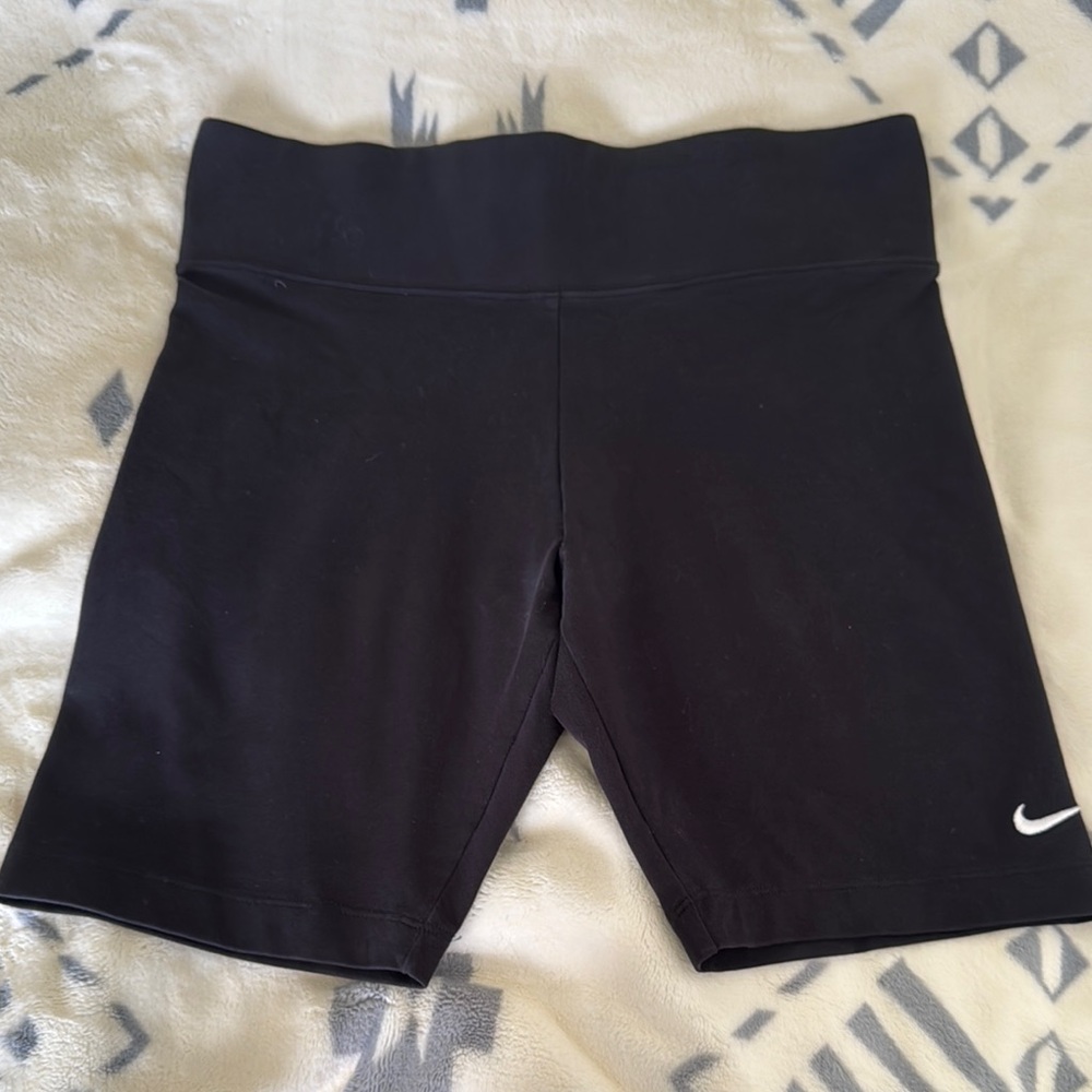 Nike Black Bike Shorts with Elastic Waistband